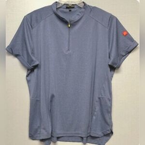 McDonald's Crew Performance Zip Polo Top Medium New Without Tags